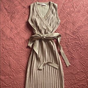 Gold Thread Mini Dress